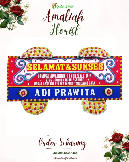 Papan Bunga Ucapan Selamat Sewu
